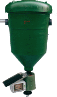 Model Superstpreader with 95 l hopper and tube holder